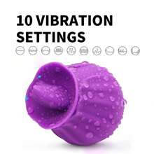 Rose Licking Vibrator Tongue Vibrator Clit Nipple Stimulation Sex Toy, G-Spot Vibrator With 10 Vibrator Modes For Women Adult Sex Toys And Games For CouplesRechargeable Handheld Massager - Portable Vibration Relax Stick For Full Body Relaxation, Neck, Back, Legs & Waist