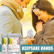Create A Unique Souvenir - To Give And The Perfect Gift For Couples And Families - Anniversaries, New Years, Valentine's Day Gifts With Our 3D DIY Plaster Statue Hand Cast Kit