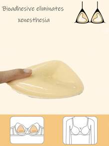2pcs Double-Sided Adhesive Bust Pads For Women, Enhances Cleavage For Bras, Swimwears, Sports Bras