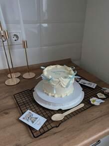 10/20 件蓝色蝴蝶结蛋糕装饰简约装饰蝴蝶结家居装饰配件，适用于家居装饰、婚礼、派对、母亲节装饰、毕业季装饰、烛光晚餐、节日礼物装饰、蛋糕甜点烘焙装饰