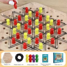 Chain Geometry Strategy Board Game - Multiplayer Interactive Puzzle Toy For Family Gatherings, Parties And Holiday Gifts - Multicolor - View 10
