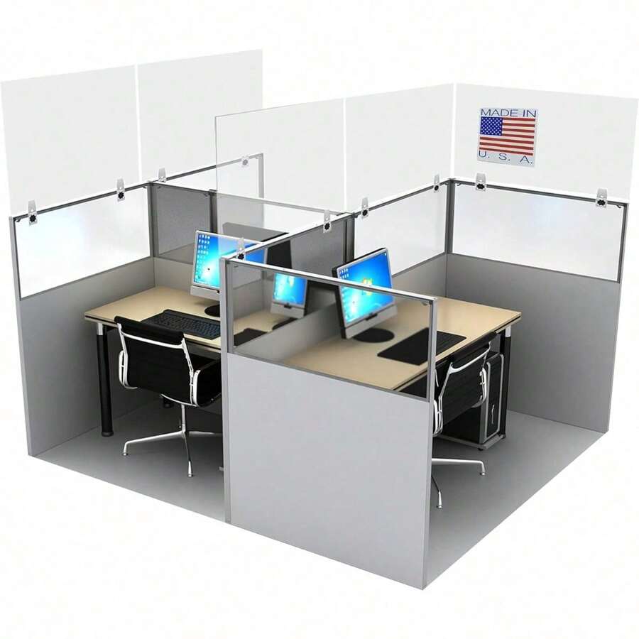Sneeze Guard – Sneeze Guard - Clear Cubicle Divider - Wall Extender ...