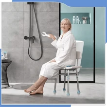 Rzctukltd 2X SUPPORT HAND RAIL HANDLE BAR GRIP GRAB SUCTION BATH BATHROOM SHOWER - Gray+ White - View 3