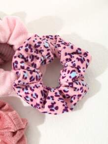 4pcs Girls Minimalist Style Hair Tie/Scrunchie For Everyday Hair Decoration - Multicolor - View 11