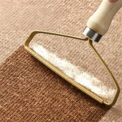 Pet Hair Remover Tool, Animal Fur & Lint Cleaning Brush With Metal Blades, Manual Sweater Comb Effectively Cleans Carpet, Clothes, And Home Decor