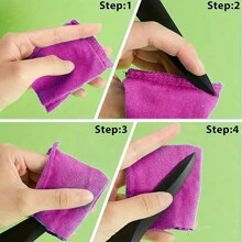 1/2/3 Stücke Ultimatives Kunststoff Nähmarkierer Werkzeug - Präzisions-Pointierer und Nahtkräusler - Mühelose Nähpress für Quilter - Haltbarer Kunststoff, Nadelspitzen-Wendevorrichtung und Markierpresse, Nähmarkierer, Patchwork-Presspresse, geeignet für Patchwork, Basteln, in Weiß, Schwarz und Rot erhältlich