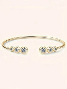 LOVESSOM 925 Sterling Zilveren Moissanite Sieraden Dames Armband, Fijne Sieraden, Geschikt Voor Feestkleding, Wordt Geleverd Met Geschenkdoos