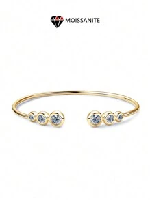 LOVESSOM 925 Sterling Zilveren Moissanite Sieraden Dames Armband, Fijne Sieraden, Geschikt Voor Feestkleding, Wordt Geleverd Met Geschenkdoos