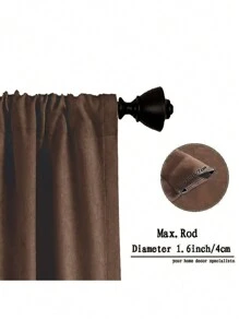 Opaque Solid Color Curtain Panels, Nano-Material Blackout Screens For Skylights, Nap Companions, Bedroom & Living Room Partitions, Linen