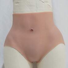 Bragas levantadoras de glúteos de silicona ultra suave - Realzador realista, moldeador de cintura alta, se ajusta a una cintura de 26.77 pulgadas a 39.37 pulgadas, color nude