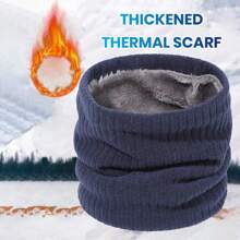 NetHong Snood Neck Warmer Scarf Winter Thick Fleece Thermal Windproof Balaclava Mask Men Women - Multicolor - View 6