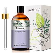 Óleo Essencial de Alecrim PHATOIL 100ml/3,38fl.Oz Óleo Essencial de Qualidade Premium para Cabelo, Pele, Difusor, Aromaterapia - Alecrim - Visão 2
