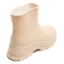 Comfortable Minimalist Mid-Calf Thick Sole Boots With Handle, Suitable For Commuting - Beige7275 - View 4