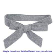 1 chiếc đai lưng bằng sợi polyester màu trơn cho áo khoác ngoài mùa thu, mùa đông, Halloween - Nhiều màu - Xem 10