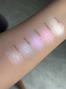 HOLIKA HOLIKA My Fave Piece Eyeshadow 55 VIOLIT Palette | Single Eyeshadow | Soft Neutral Ash Color, Long-Wearing, Glitter, Clear Watercolor | Palette With Easy Color Matching For All | Korean Beauty, Korean Makeup