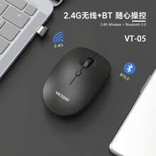 Wireless Bluetooth And Wireless Gamer Mouse 2.4G 1600dpi - VT-05 - Xem 4