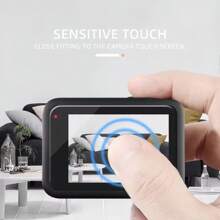 (9pcs/6pcs/3pcs)Hero 13 12 11 10 9 Screen Protector For Go Pro Hero 13 12/11/10/9 Black, Ultra Clear Tempered Glass Screen Protector + Tempered Glass Lens Protector + Tempered Glass Front LCD Display Film