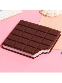 1 件巧克力棒形笔记本 - 香味，哑光饰面，网格页，创意学生迷你记事本，便携式记事本 - 彩色 - 查看 11