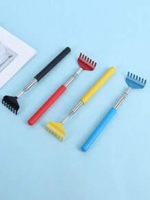 Portable Retractable Metal Back Scratcher - Instant Itch Relief, Extendable & Portable,Metal Stainless Steel Extendable Back Scraper Scrapping & Massaging Tool Suitable For Adults, Elders, Pets, Gift Giving