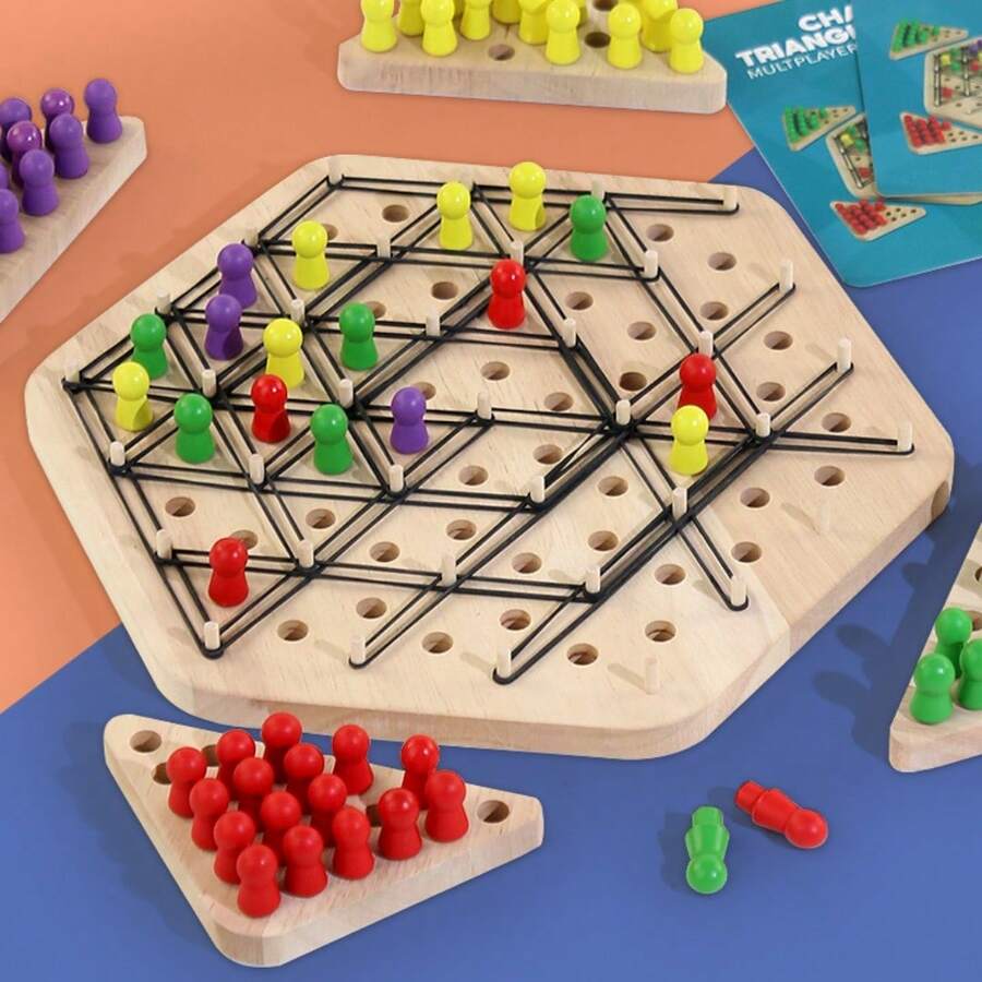 Chain Geometry Strategy Board Game - Multiplayer Interactive Puzzle Toy For Family Gatherings, Parties And Holiday Gifts