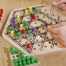 Chain Geometry Strategy Board Game - Multiplayer Interactive Puzzle Toy For Family Gatherings, Parties And Holiday Gifts - Multicolor - View 4