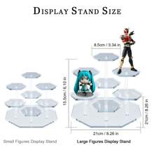 1 Piece High End Acrylic Display Stand - 7 Tier Clear Acrylic Display Stand For Blind Box Toys, Cake Stand, Perfume And Jewelry Organizer, Display Stand The Perfect Gift For Your Loved Ones On Christmas And Valentine's Day!