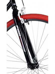 Thruster Fixie Men's Bike, Adult, Ages 13+, Black/Red - Black - View 6