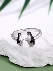 1pc S925 Silver Colorful Ladybug Suitable For Daily Wear By Women