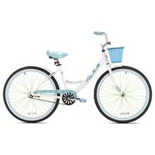 Kent 26" Women's, La Jolla Cruiser Bike, White - Apricot - View 4