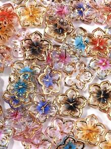 20pcs Cherry Blossom Nail Art Decoration Flower Nail Accessories Mixed Colored Fresh And Simple Flowers Nail Accessories For Spring Nail Art Suitable For Personal DIY Nail Salon Nail Charms Nail Gems Nail Supplies