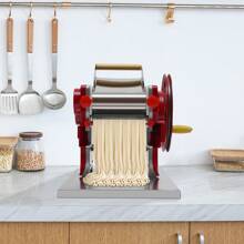 Eatssode Macchina per pasta macchina per pasta macchina per pasta manuale per spaghetti 0,5-5 mm macchina per pasta per pasta in acciaio inossidabile per spaghetti, fettuccine, lasagne