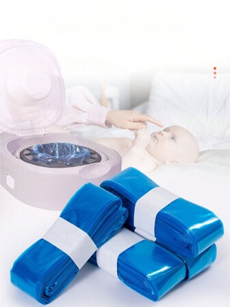 1st/2st/4st/6st Vervangende vuilniszakken voor babyluieremmers, geurverwijderende vervangende voeringen, opvouwbare luierafvalzakken voor babyverzorging