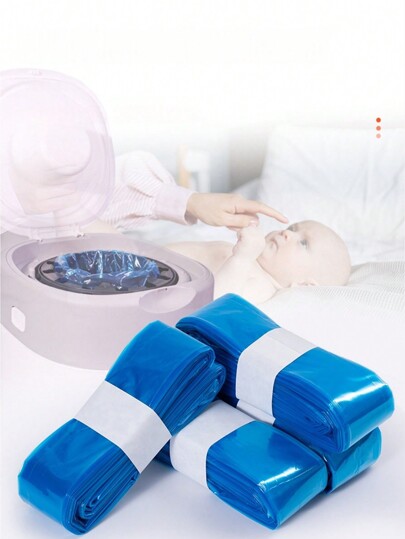 1pc/2pcs/4pcs/6pcs Replacement Garbage Bags For Baby Diaper Pails, Deodorizing Replacement Liners, Foldable Diaper Trash Bags For Infant Care
