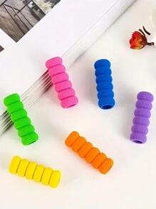 Multi-Pack Comfortable & Grip Diamond Painting Finger Protectors, DIY Mixed Color Dotting Pen Sponge Finger Sleeves To Reduce Hand Fatigue And Ease Handcraft Making