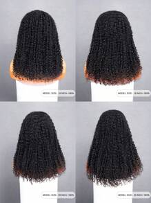 Wear & Go 6x4 Transparent Lace Glueless Kinky Curly Wigs 180% 16-28 Inch Lace Closure Wigs Natural Black Pre-Plucked Pre-Cut High Density For Women
