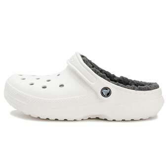 Crocs Tamancos Clássicos Forrados de Lã com Pele para Homens e Mulheres, Número do Artigo 203591-10M