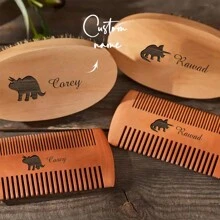 1pc Custom Name Premium Beard Care Comb Best Men Gift, Personalized Beard Grooming Kit, Men's Shaving Kit, Best Man Gift Beard Comb, Groomsmen Gifts, Christmas Gifts