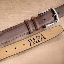 Cinturón personalizado con texto grabado, regalo del Día del Padre o aniversario para hombres