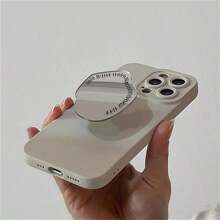 不对称 3D 金属镜面手机支架，适用于 、Android 手机的手机握把，生日、家人、朋友的礼物，推拉式手机握把，手机配件 - 異形鏡子 - 查看 5