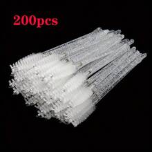 100/50支装睫毛刷、睫毛膏刷（带容器）、一次性软毛眉刷、睫毛嫁接刷、眉刷、蓖麻油刷（并非所有SKU都装在瓶子里）（多种颜色可选）