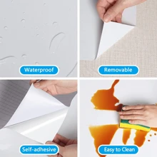 1 Roll Of Black And Gray Self-Adhesive Kitchen Stickers, Waterproof And Oil-Proof Self-Adhesive Wall Stickers, Stove Countertops, Ceramic Tiles, Cabinets, Desktop Decoration Wallpaper, Marble Film Wallpaper For Bathroom Wash Basins, Marble Wall Stickers, Home Decoration Wallpaper,Renovation Stickers Peel Wall Panels,Wall Paper, Wallpapers,Spring Decoration Items Refesh Your Home,Rama Decoration Stickers Gifts Birthday Graduation