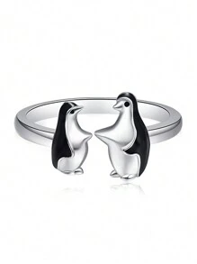 1pc S925 Silver Colorful Ladybug Suitable For Daily Wear By Women