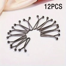 24pcs/12pcs/8pcs Invisible U-Shaped Waist-Cinching Clips, Waist Clips No Nail No Sew To Adjust Pants Waist, Sleeve, Curtain Fixers, Scarf Clips, U-Shaped Anti-Slip Clips For Daily Use On Clothes, Skirts, Headscarves