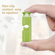 10pcs Superior Bread Bag Clips - HDPE Sealed Clips With Easy Squeeze Lock, Airtight Seal, Space Saving, For Freshness Of Various Bags, Essential Kitchen Accessory