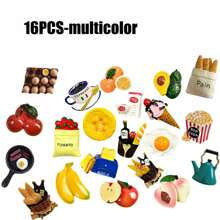 3/8/16/24pcs, Refrigerator Magnets, Simulation Food Fridge Magnets, Cute Decorative Magnets, Personalized Fridge Magnet For Kitchen Office Whiteboard Locker Cabinet And Dishwasher, Kitchen Decoration, Home Decoration, Mother's Day Gifts Birthday