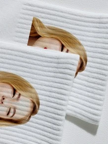 Custom Face Socks, Tight Fitting Style,Better Wrapping Sensation,Custom Photo Sock, Custom Printed Socks, Personalized Funny Face Socks, Custom Picture Socks, Put Any Face On The Socks, Anniversary Gift, Valentine Gift, Birthday Gift, Wedding Gift, Mother's Day Gift, Father's Day Gift, Best Friend Gift, Gift For Mom/Dad - White - View 6