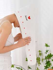 时尚吹风帽，多种图案可选，舒适造型帽，珊瑚绒材质，吸水性强，柔软舒适，均码，家居浴室装饰，秋季装饰，返校季必备，可作浴巾、发帽、浴巾，适用于美容院、酒店、运动、居家等场合，也可作毛巾、护肤吹风巾使用。 - 多色(均碼) - 查看 11