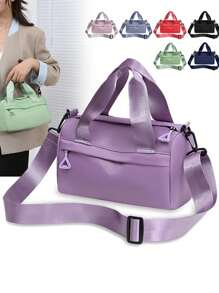 Multi Layer Nylon Tote Bag, Grote Capaciteit Crossbody Tas, Waterdichte Lichtgewicht Reis Schoudertas - Voor Vrouwen & Mannen - Geschikt Voor Reizen, Winkelen & Dagelijks Gebruik - Perfect Cadeau Voor Studenten & Professionals