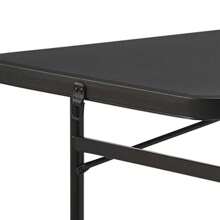 Mainstays 6 Foot Bi-Fold Plastic Folding Table, B.Lack - màu đen - Xem 4