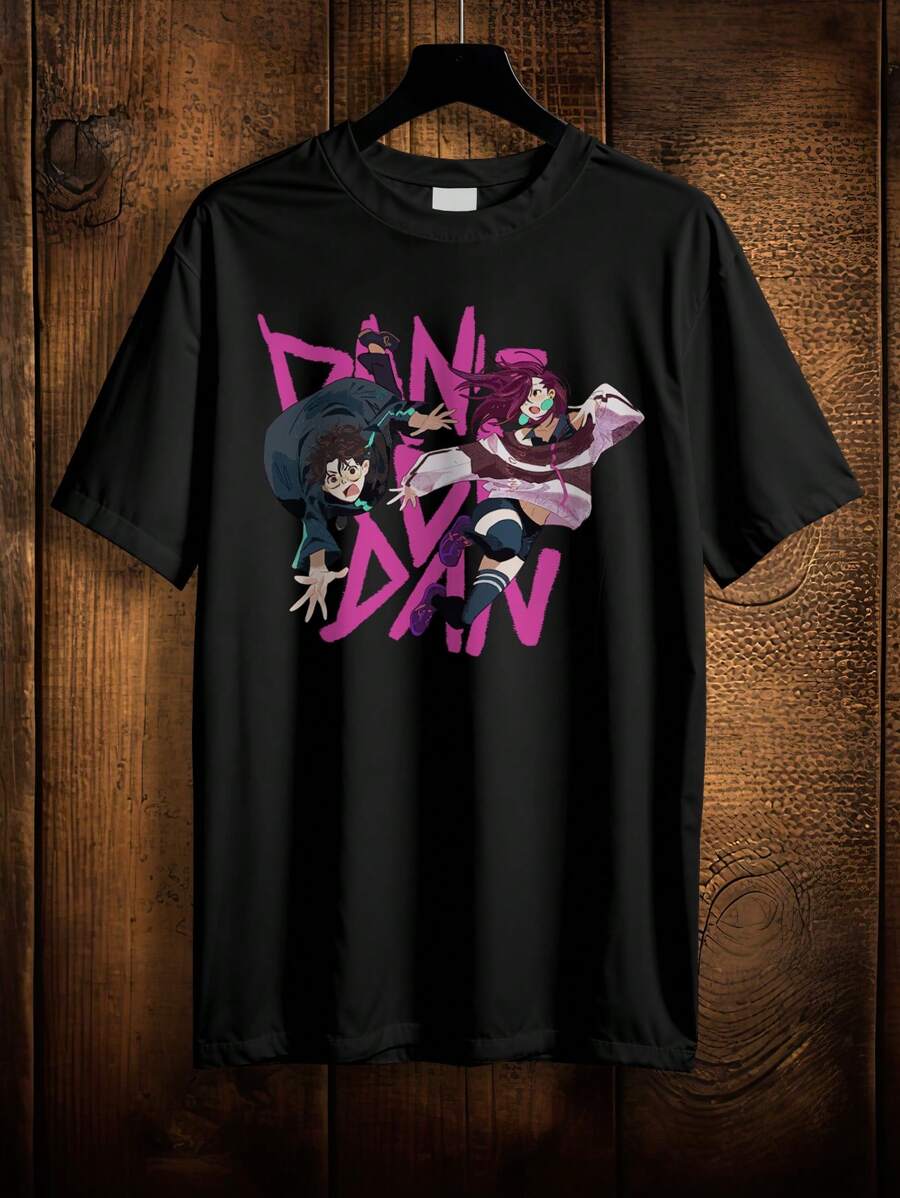 Dandadan Okarun Momo Ayase Ken Takakura Anime Shirt Ref 2198 VEST NERD - Negro - Ver 1
